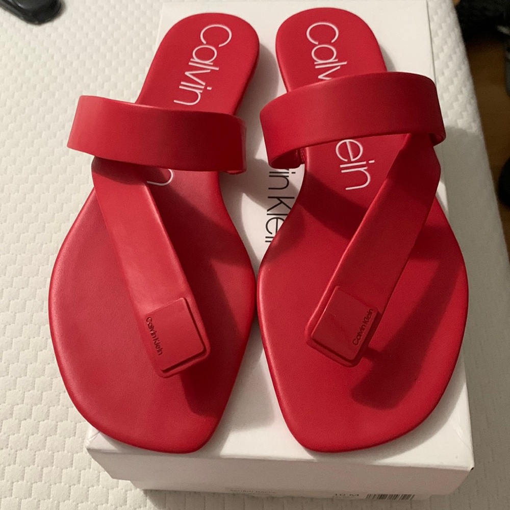 Calvin Klein Saurin Napa Sandals